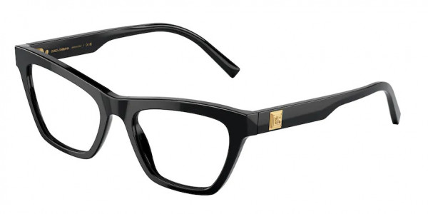 Dolce & Gabbana DG3359 Eyeglasses, 501 BLACK