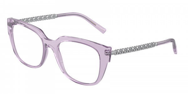 Dolce & Gabbana DG5087 Eyeglasses, 3382 LILLAC TRANSPARENT (VIOLET)