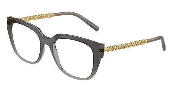 Dolce & Gabbana DG5087 Eyeglasses, 3385 GRADIENT BLACK (BLACK)