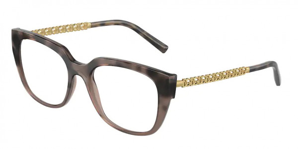 Dolce & Gabbana DG5087 Eyeglasses, 3386 GRADIENT HAVANA (GOLD)