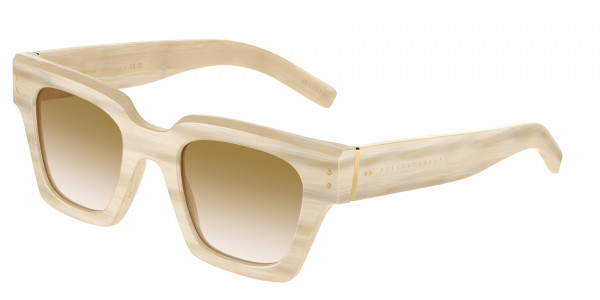Dolce & Gabbana DG4413 Sunglasses, 343013 LIGHT BROWN MARBLE GRADIENT LI (BROWN)