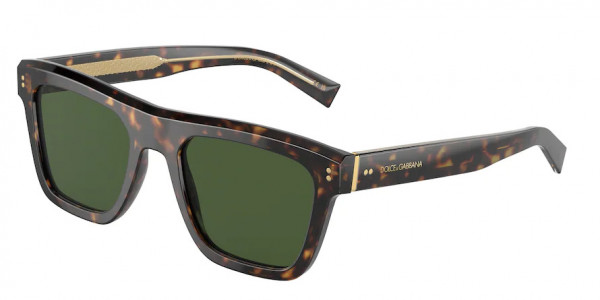 Dolce & Gabbana DG4420 Sunglasses, 502/71 HAVANA DARK GREEN (TORTOISE)