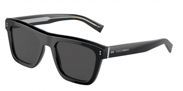 Dolce & Gabbana DG4420F Sunglasses, 501/87 BLACK DARK GREY (BLACK)