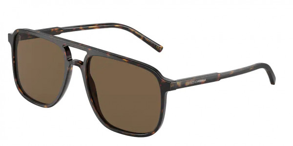 Dolce & Gabbana DG4423 Sunglasses, 502/73 HAVANA DARK BROWN (TORTOISE)