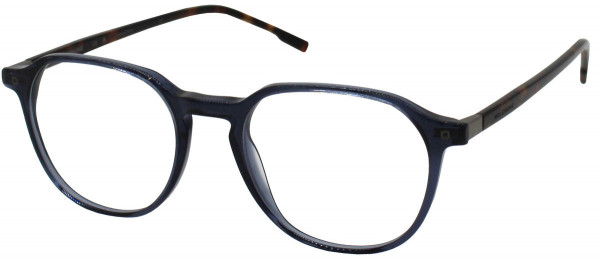 MOLESKINE MO 1172 Eyeglasses, 50-BLUE/BROWN STRIPE