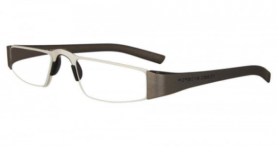 Porsche Design P8801 Eyeglasses, SILVER +2.00 (F)