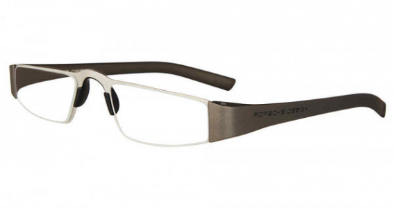 Porsche Design P8801 Eyeglasses, SILVER +2.50 (F)