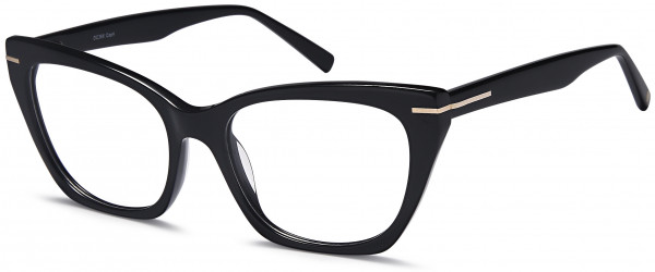 Di Caprio DC368 Eyeglasses, Black