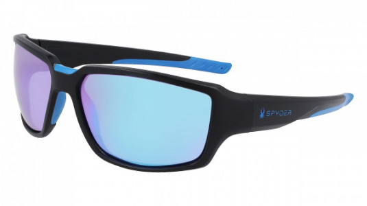 Spyder SP6034 Sunglasses, (011) BLACK BLUE