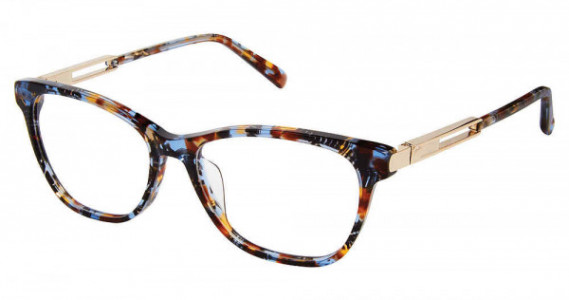 SuperFlex SF-617 Eyeglasses, S401-BLUE FLORAL GLD
