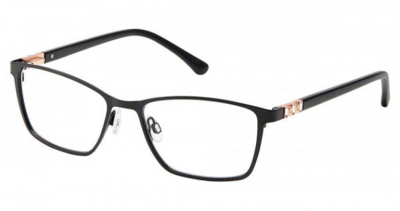 SuperFlex SF-616 Eyeglasses, S100-BLACK ROSE GOLD
