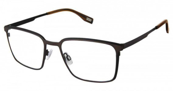 Evatik E-9243 Eyeglasses, M202-BROWN BLACK