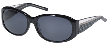 Guess GU 6458 Sunglasses, BLK-3 BLK/GRY LENS