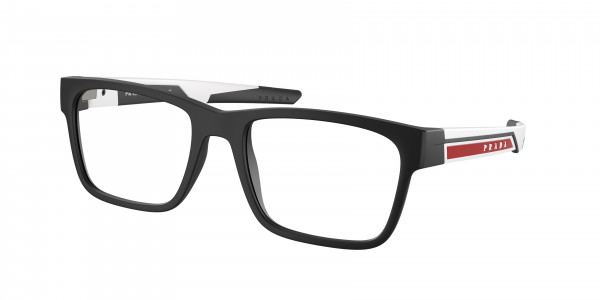 Prada Linea Rossa PS 02PV Eyeglasses, 14Q1O1 MATTE BLACK (BLACK)