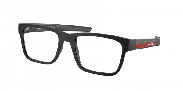 Prada Linea Rossa PS 02PV Eyeglasses, 18P1O1 MATTE BLACK (BLACK)