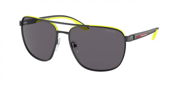Prada Linea Rossa PS 50YS Sunglasses, 17G01V MATTE BLACK DARK GREY TUNING (BLACK)