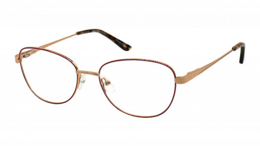 Elizabeth Arden LF 601 Eyeglasses, 2-BURGUNDY GOLD