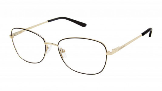 Elizabeth Arden LF 600 Eyeglasses, 1-BLACK GOLD