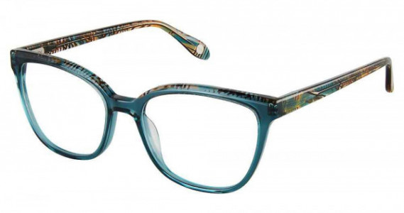 Fysh UK F-3704 Eyeglasses, S404-TEAL PECAN
