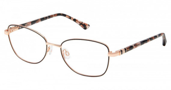 SuperFlex SF-620 Eyeglasses, S200-BLACK ROSE GOLD