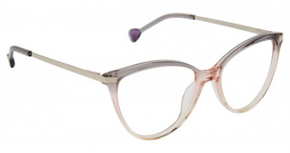 Lisa Loeb SHIMMY Eyeglasses, GREY ROSE (C1)