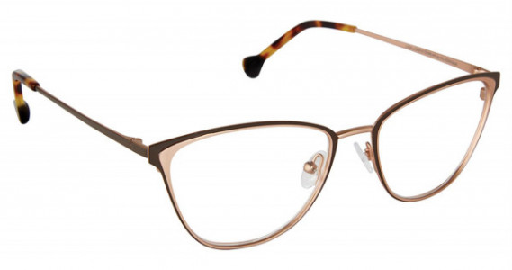 Lisa Loeb HEART Eyeglasses, GOLD ESPRESSO (C1)