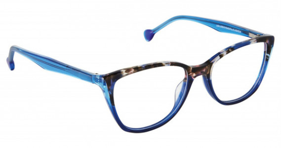 Lisa Loeb BEST Eyeglasses, BLUEBERRY GRANITE (C1)