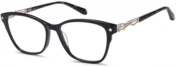 Di Caprio DC361 Eyeglasses, Black