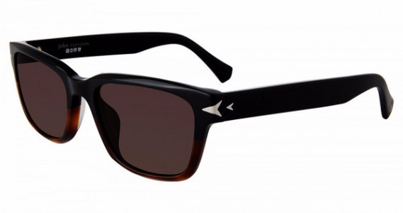 John Varvatos SJV561 Sunglasses, black havana