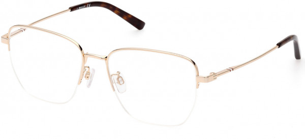 Bally BY5064-H Eyeglasses, 032 - Shiny Pale Gold / Classic Dark Havana
