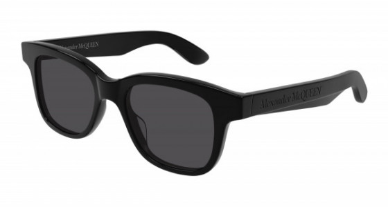 Alexander McQueen AM0382S Sunglasses, 005 - BLACK with GREY lenses