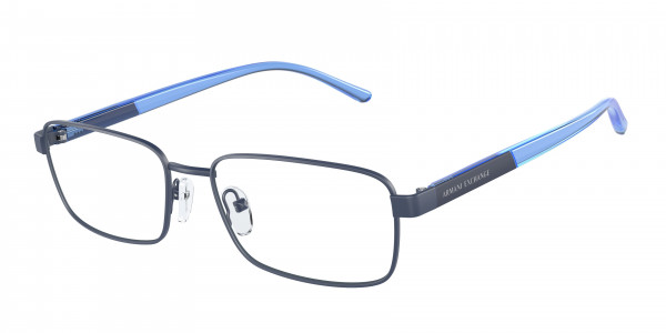 Armani Exchange AX1050 Eyeglasses, 6099 MATTE BLUE (BLUE)