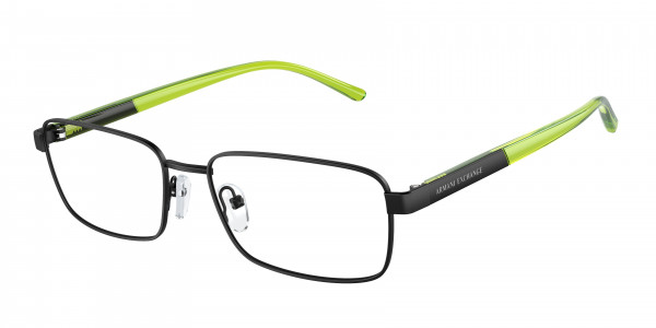 Armani Exchange AX1050 Eyeglasses, 6119 MATTE BLACK (BLACK)