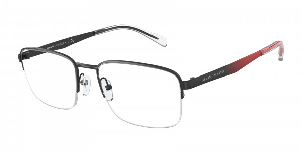 Armani Exchange AX1053 Eyeglasses, 6000 MATTE BLACK (BLACK)