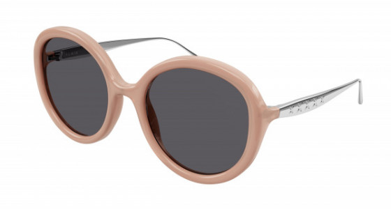 Azzedine Alaïa AA0061S Sunglasses, 002 - NUDE with SILVER temples and GREY lenses