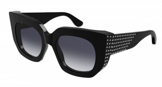 Azzedine Alaïa AA0062S Sunglasses, 001 - BLACK with GREY lenses