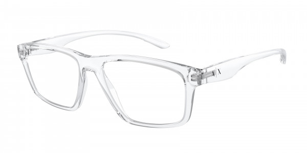 Armani Exchange AX3094F Eyeglasses, 8333 SHINY CRYSTAL (BLUE)