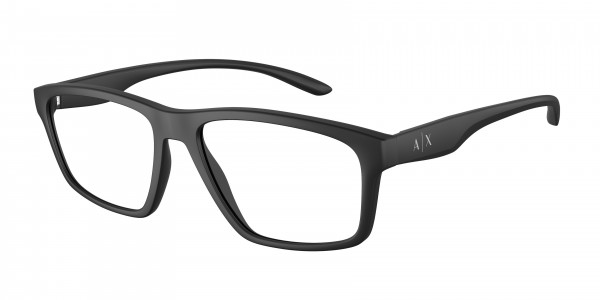 Armani Exchange AX3094 Eyeglasses, 8078 MATTE BLACK (BLACK)