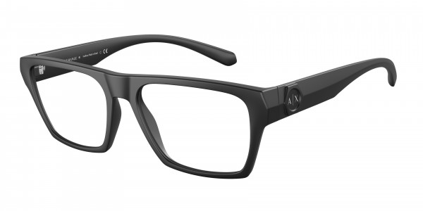 Armani Exchange AX3097F Eyeglasses, 8078 MATTE BLACK (BLACK)