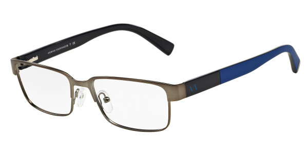Armani Exchange AX1017 Eyeglasses, 6084 MATTE GUNMETAL (GREY)