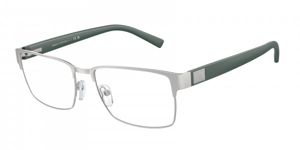 Armani Exchange AX1019 Eyeglasses, 6020 MATTE SILVER (SILVER)