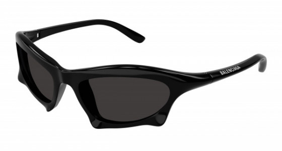 Balenciaga BB0229S Sunglasses, 001 - BLACK with GREY lenses