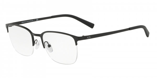 Armani Exchange AX1032 Eyeglasses, 6063 MATTE BLACK (BLACK)
