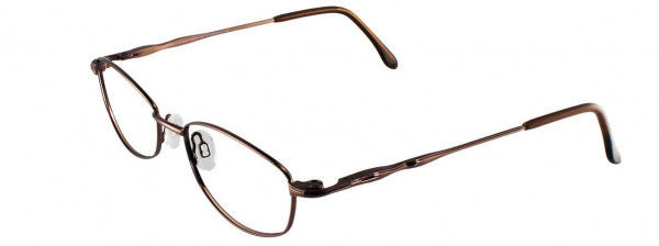 CoolClip CC820 Eyeglasses, 010 - Shiny Light Copper Brown
