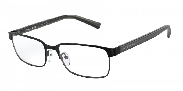 Armani Exchange AX1042 Eyeglasses, 6063 MATTE BLACK (BLACK)
