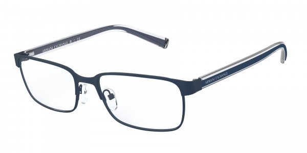 Armani Exchange AX1042 Eyeglasses, 6113 MATTE BLUE (BLUE)