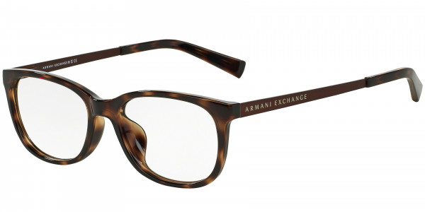 Armani Exchange AX3005F Eyeglasses, 8037 SHINY HAVANA (TORTOISE)