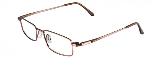 CoolClip CC818 Eyeglasses, SATIN COPPER BROWN