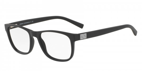 Armani Exchange AX3034 Eyeglasses, 8078 MATTE BLACK (BLACK)