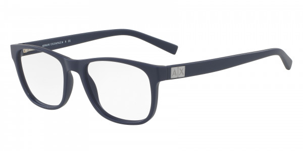 Armani Exchange AX3034 Eyeglasses, 8157 MATTE BLUE (BLUE)